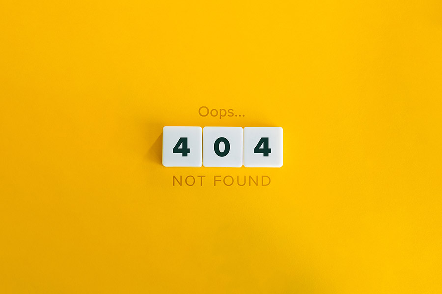 404 Error Page | Rettung
